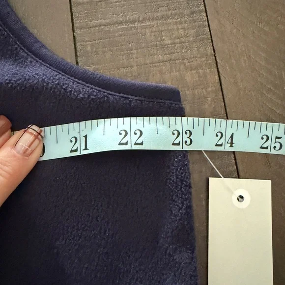 Croft & Barrow Navy Blue Fleece Vest - Large - Picture 6 of 6